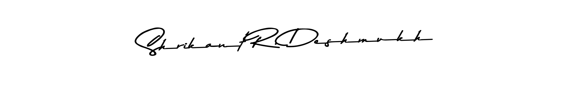 The best way (Asem Kandis PERSONAL USE) to make a short signature is to pick only two or three words in your name. The name Shrikant R. Deshmukh include a total of six letters. For converting this name. Shrikant R. Deshmukh signature style 9 images and pictures png