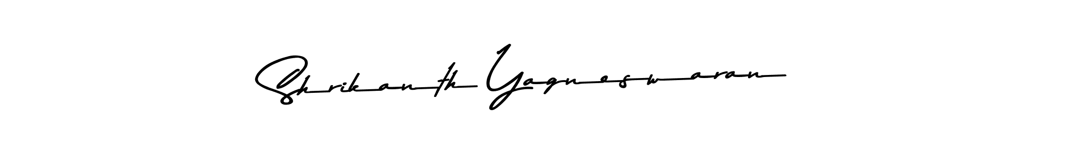 Shrikanth Yagneswaran stylish signature style. Best Handwritten Sign (Asem Kandis PERSONAL USE) for my name. Handwritten Signature Collection Ideas for my name Shrikanth Yagneswaran. Shrikanth Yagneswaran signature style 9 images and pictures png