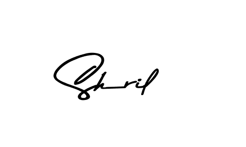 Design your own signature with our free online signature maker. With this signature software, you can create a handwritten (Asem Kandis PERSONAL USE) signature for name Shril. Shril signature style 9 images and pictures png