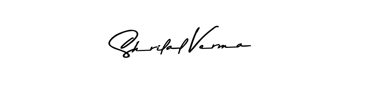 You can use this online signature creator to create a handwritten signature for the name Shrilal Verma. This is the best online autograph maker. Shrilal Verma signature style 9 images and pictures png