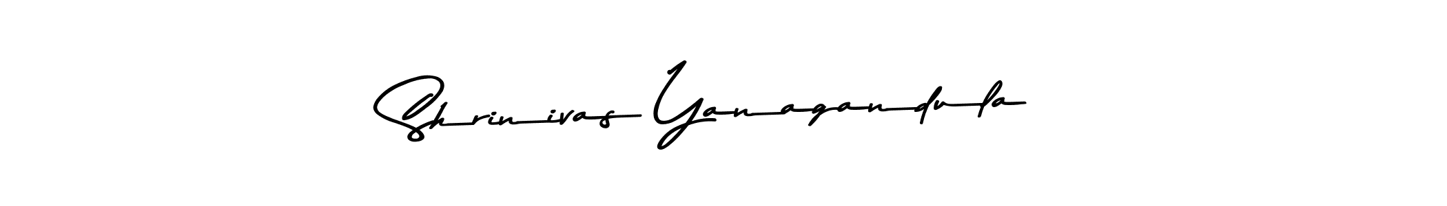 You should practise on your own different ways (Asem Kandis PERSONAL USE) to write your name (Shrinivas Yanagandula) in signature. don't let someone else do it for you. Shrinivas Yanagandula signature style 9 images and pictures png