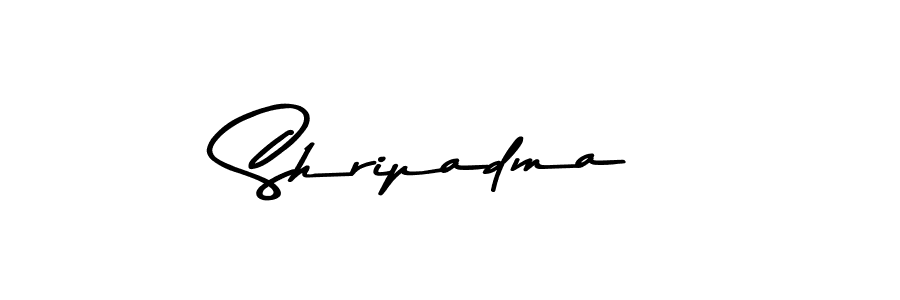 How to make Shripadma name signature. Use Asem Kandis PERSONAL USE style for creating short signs online. This is the latest handwritten sign. Shripadma signature style 9 images and pictures png