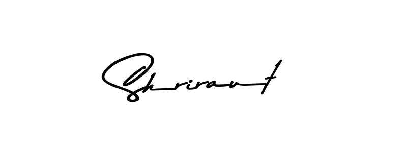Make a beautiful signature design for name Shriraut. With this signature (Asem Kandis PERSONAL USE) style, you can create a handwritten signature for free. Shriraut signature style 9 images and pictures png