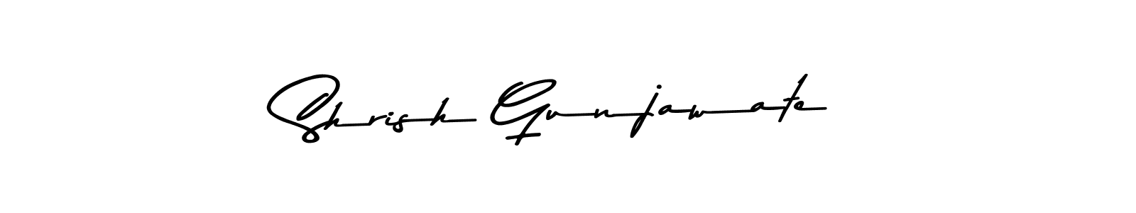 Use a signature maker to create a handwritten signature online. With this signature software, you can design (Asem Kandis PERSONAL USE) your own signature for name Shrish Gunjawate. Shrish Gunjawate signature style 9 images and pictures png