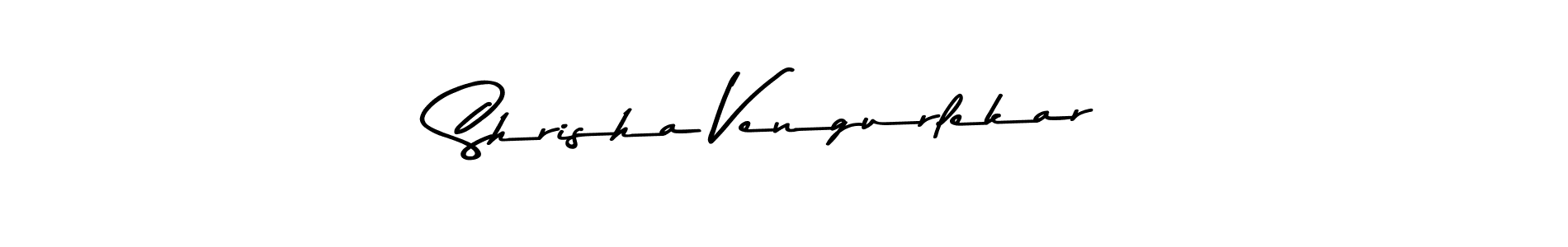 Make a beautiful signature design for name Shrisha Vengurlekar. With this signature (Asem Kandis PERSONAL USE) style, you can create a handwritten signature for free. Shrisha Vengurlekar signature style 9 images and pictures png