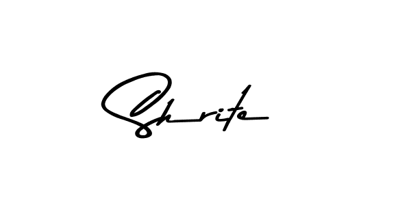 Also we have Shrite name is the best signature style. Create professional handwritten signature collection using Asem Kandis PERSONAL USE autograph style. Shrite signature style 9 images and pictures png