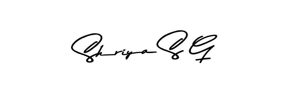 Shriya S G stylish signature style. Best Handwritten Sign (Asem Kandis PERSONAL USE) for my name. Handwritten Signature Collection Ideas for my name Shriya S G. Shriya S G signature style 9 images and pictures png