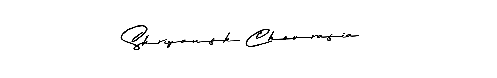 How to make Shriyansh Chourasia signature? Asem Kandis PERSONAL USE is a professional autograph style. Create handwritten signature for Shriyansh Chourasia name. Shriyansh Chourasia signature style 9 images and pictures png