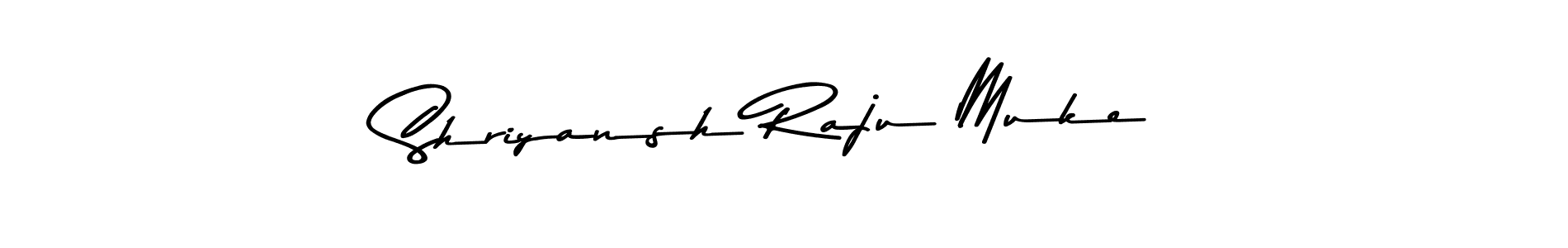 You can use this online signature creator to create a handwritten signature for the name Shriyansh Raju Muke. This is the best online autograph maker. Shriyansh Raju Muke signature style 9 images and pictures png