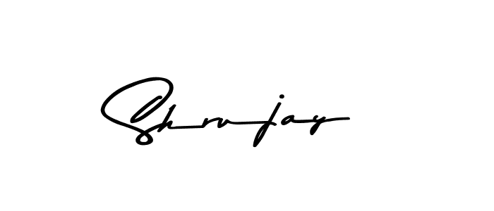 Shrujay stylish signature style. Best Handwritten Sign (Asem Kandis PERSONAL USE) for my name. Handwritten Signature Collection Ideas for my name Shrujay. Shrujay signature style 9 images and pictures png