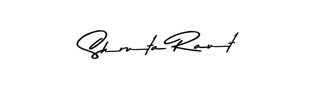 Asem Kandis PERSONAL USE is a professional signature style that is perfect for those who want to add a touch of class to their signature. It is also a great choice for those who want to make their signature more unique. Get Shruta Raut name to fancy signature for free. Shruta Raut signature style 9 images and pictures png