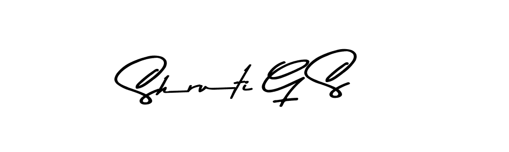 Make a beautiful signature design for name Shruti G S. Use this online signature maker to create a handwritten signature for free. Shruti G S signature style 9 images and pictures png