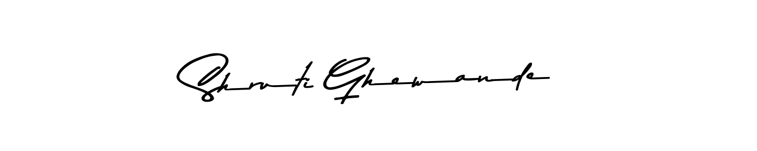 Also we have Shruti Ghewande name is the best signature style. Create professional handwritten signature collection using Asem Kandis PERSONAL USE autograph style. Shruti Ghewande signature style 9 images and pictures png