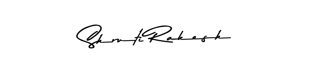 Create a beautiful signature design for name Shruti Rakesh. With this signature (Asem Kandis PERSONAL USE) fonts, you can make a handwritten signature for free. Shruti Rakesh signature style 9 images and pictures png