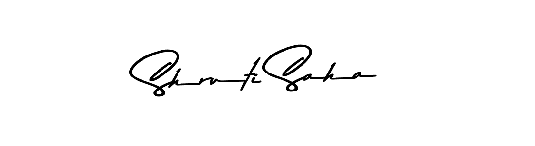 Design your own signature with our free online signature maker. With this signature software, you can create a handwritten (Asem Kandis PERSONAL USE) signature for name Shruti Saha. Shruti Saha signature style 9 images and pictures png