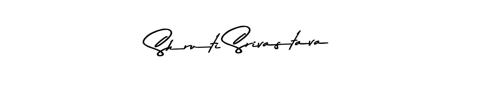 Make a beautiful signature design for name Shruti Srivastava. With this signature (Asem Kandis PERSONAL USE) style, you can create a handwritten signature for free. Shruti Srivastava signature style 9 images and pictures png