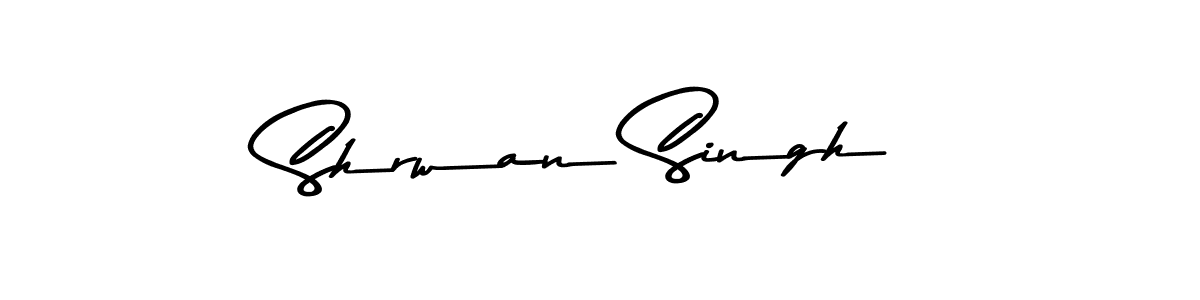 The best way (Asem Kandis PERSONAL USE) to make a short signature is to pick only two or three words in your name. The name Shrwan Singh include a total of six letters. For converting this name. Shrwan Singh signature style 9 images and pictures png