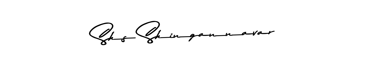 if you are searching for the best signature style for your name Shs Shingannavar. so please give up your signature search. here we have designed multiple signature styles  using Asem Kandis PERSONAL USE. Shs Shingannavar signature style 9 images and pictures png