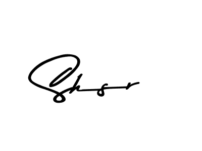 How to make Shsr name signature. Use Asem Kandis PERSONAL USE style for creating short signs online. This is the latest handwritten sign. Shsr signature style 9 images and pictures png