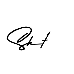 Create a beautiful signature design for name Sht. With this signature (Asem Kandis PERSONAL USE) fonts, you can make a handwritten signature for free. Sht signature style 9 images and pictures png