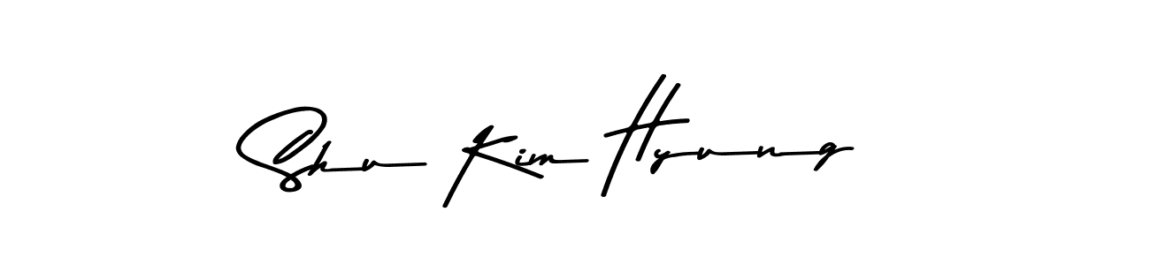 This is the best signature style for the Shu Kim Hyung name. Also you like these signature font (Asem Kandis PERSONAL USE). Mix name signature. Shu Kim Hyung signature style 9 images and pictures png
