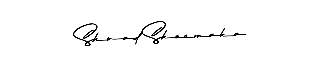 Make a beautiful signature design for name Shuad Shoemaka. Use this online signature maker to create a handwritten signature for free. Shuad Shoemaka signature style 9 images and pictures png