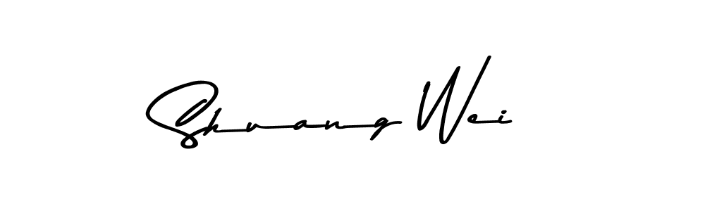 How to make Shuang Wei signature? Asem Kandis PERSONAL USE is a professional autograph style. Create handwritten signature for Shuang Wei name. Shuang Wei signature style 9 images and pictures png