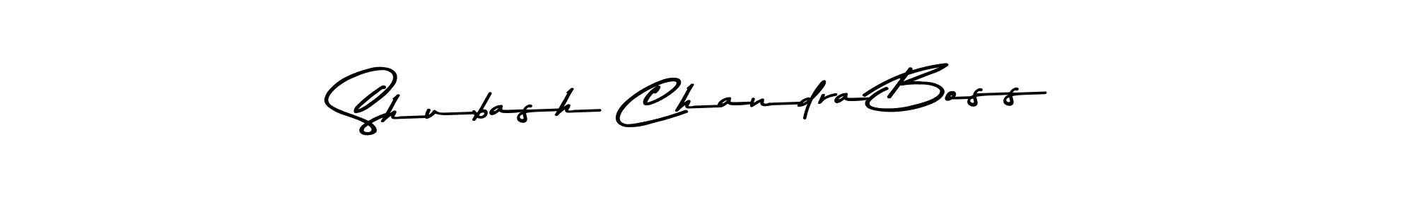 Shubash Chandra Boss stylish signature style. Best Handwritten Sign (Asem Kandis PERSONAL USE) for my name. Handwritten Signature Collection Ideas for my name Shubash Chandra Boss. Shubash Chandra Boss signature style 9 images and pictures png
