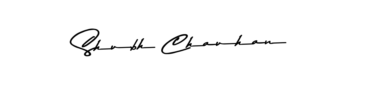 Use a signature maker to create a handwritten signature online. With this signature software, you can design (Asem Kandis PERSONAL USE) your own signature for name Shubh Chauhan. Shubh Chauhan signature style 9 images and pictures png