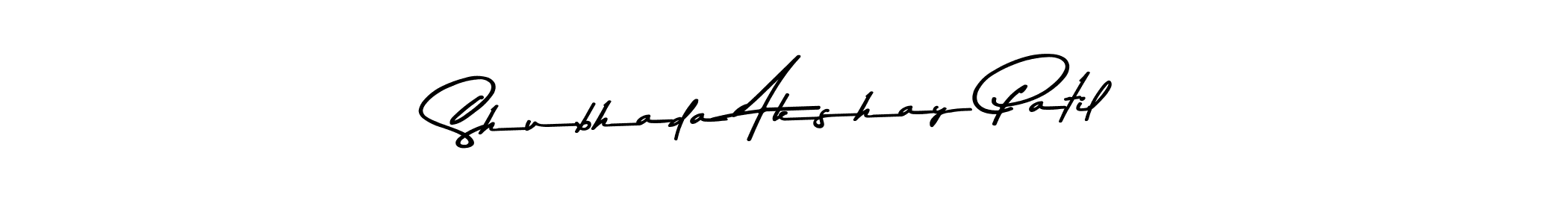 Make a beautiful signature design for name Shubhada Akshay Patil. With this signature (Asem Kandis PERSONAL USE) style, you can create a handwritten signature for free. Shubhada Akshay Patil signature style 9 images and pictures png