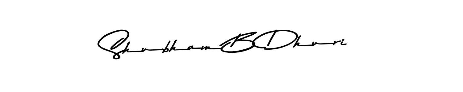if you are searching for the best signature style for your name Shubham B Dhuri. so please give up your signature search. here we have designed multiple signature styles  using Asem Kandis PERSONAL USE. Shubham B Dhuri signature style 9 images and pictures png