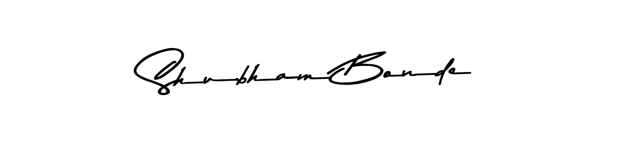 This is the best signature style for the Shubham Bonde name. Also you like these signature font (Asem Kandis PERSONAL USE). Mix name signature. Shubham Bonde signature style 9 images and pictures png