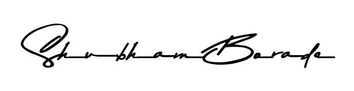 Create a personalized artistic stamp with Shubham Borade in Asem Kandis PERSONAL USE font. Perfect for visual artists, designers, and influencers. Shubham Borade signature style 9 images and pictures png