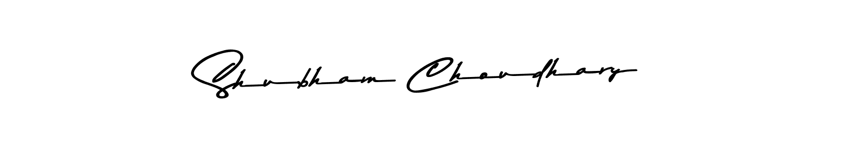 Create a beautiful signature design for name Shubham Choudhary. With this signature (Asem Kandis PERSONAL USE) fonts, you can make a handwritten signature for free. Shubham Choudhary signature style 9 images and pictures png