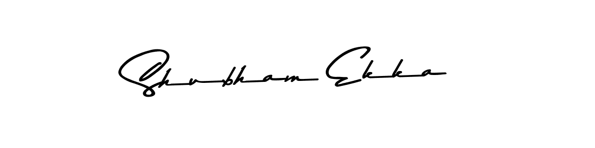 Design your own signature with our free online signature maker. With this signature software, you can create a handwritten (Asem Kandis PERSONAL USE) signature for name Shubham Ekka. Shubham Ekka signature style 9 images and pictures png