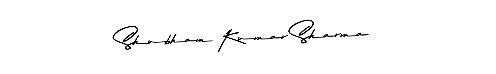 The best way (Asem Kandis PERSONAL USE) to make a short signature is to pick only two or three words in your name. The name Shubham Kumar Sharma include a total of six letters. For converting this name. Shubham Kumar Sharma signature style 9 images and pictures png