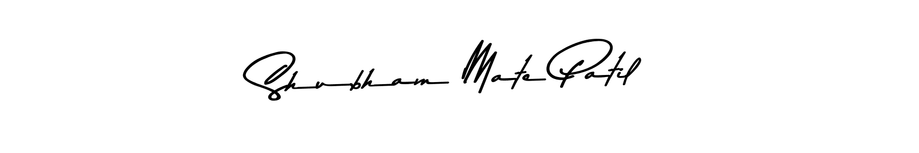 The best way (Asem Kandis PERSONAL USE) to make a short signature is to pick only two or three words in your name. The name Shubham Mate Patil include a total of six letters. For converting this name. Shubham Mate Patil signature style 9 images and pictures png