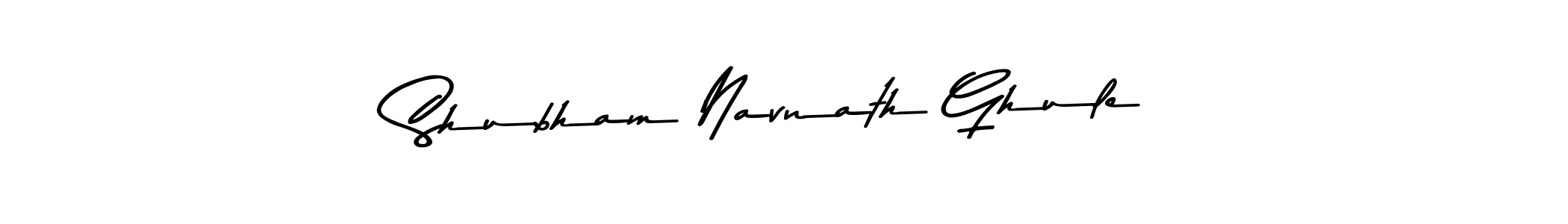 Create a beautiful signature design for name Shubham Navnath Ghule. With this signature (Asem Kandis PERSONAL USE) fonts, you can make a handwritten signature for free. Shubham Navnath Ghule signature style 9 images and pictures png