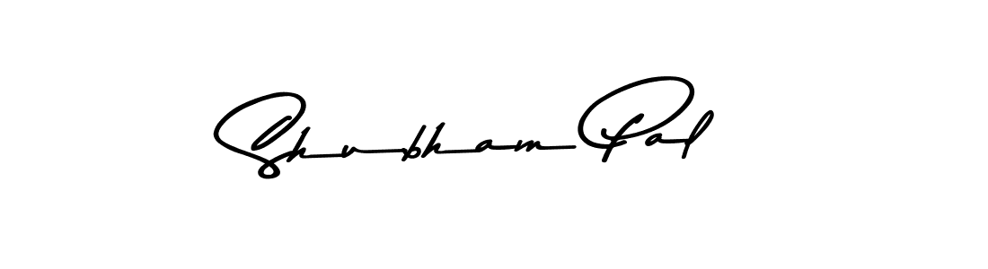How to make Shubham Pal name signature. Use Asem Kandis PERSONAL USE style for creating short signs online. This is the latest handwritten sign. Shubham Pal signature style 9 images and pictures png