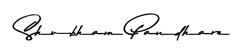 The Asem Kandis PERSONAL USE lettering style adds unique flourish to name Shubham Pandhare. Stand out with a custom digital autograph made in seconds. Shubham Pandhare signature style 9 images and pictures png