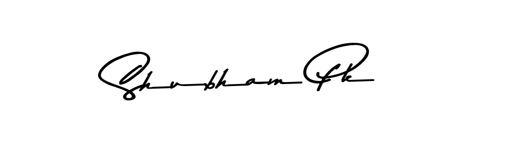 Shubham Pk stylish signature style. Best Handwritten Sign (Asem Kandis PERSONAL USE) for my name. Handwritten Signature Collection Ideas for my name Shubham Pk. Shubham Pk signature style 9 images and pictures png