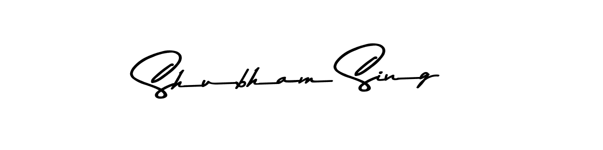 Create a beautiful signature design for name Shubham Sing. With this signature (Asem Kandis PERSONAL USE) fonts, you can make a handwritten signature for free. Shubham Sing signature style 9 images and pictures png