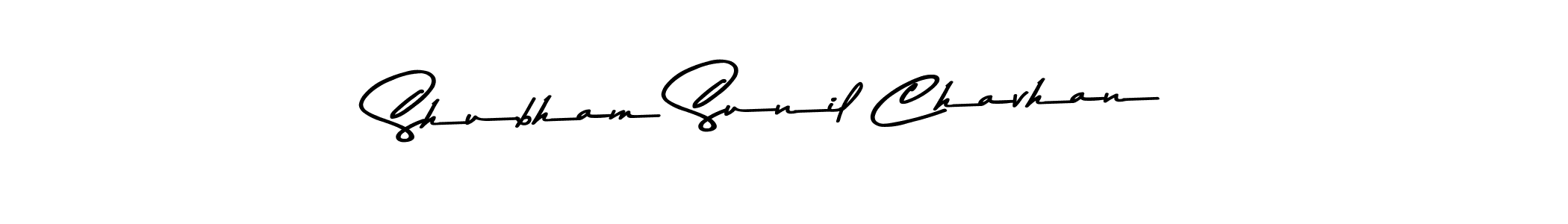 Design your own signature with our free online signature maker. With this signature software, you can create a handwritten (Asem Kandis PERSONAL USE) signature for name Shubham Sunil Chavhan. Shubham Sunil Chavhan signature style 9 images and pictures png