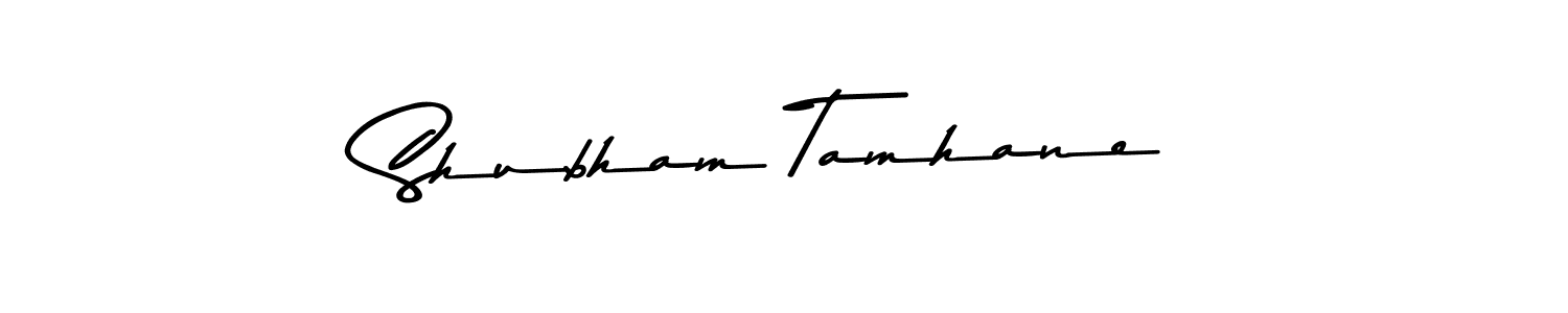 Design your own signature with our free online signature maker. With this signature software, you can create a handwritten (Asem Kandis PERSONAL USE) signature for name Shubham Tamhane. Shubham Tamhane signature style 9 images and pictures png