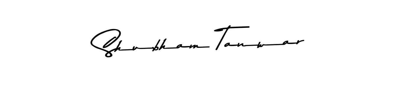 Make a beautiful signature design for name Shubham Tanwar. With this signature (Asem Kandis PERSONAL USE) style, you can create a handwritten signature for free. Shubham Tanwar signature style 9 images and pictures png