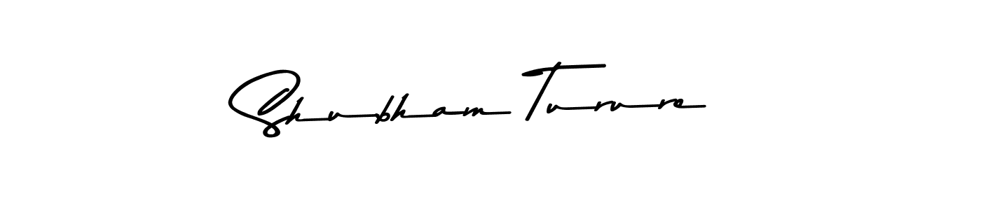 Shubham Turure stylish signature style. Best Handwritten Sign (Asem Kandis PERSONAL USE) for my name. Handwritten Signature Collection Ideas for my name Shubham Turure. Shubham Turure signature style 9 images and pictures png