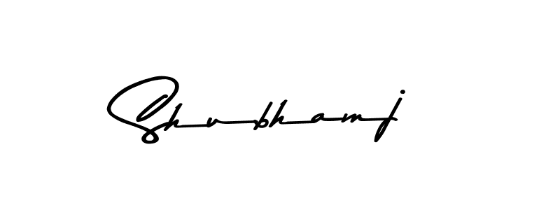 You should practise on your own different ways (Asem Kandis PERSONAL USE) to write your name (Shubhamj) in signature. don't let someone else do it for you. Shubhamj signature style 9 images and pictures png
