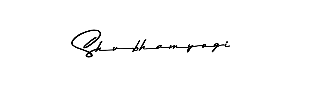 Use a signature maker to create a handwritten signature online. With this signature software, you can design (Asem Kandis PERSONAL USE) your own signature for name Shubhamyogi. Shubhamyogi signature style 9 images and pictures png