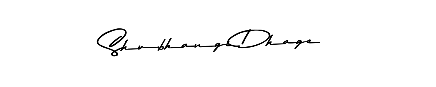 Use a signature maker to create a handwritten signature online. With this signature software, you can design (Asem Kandis PERSONAL USE) your own signature for name Shubhangi Dhage. Shubhangi Dhage signature style 9 images and pictures png