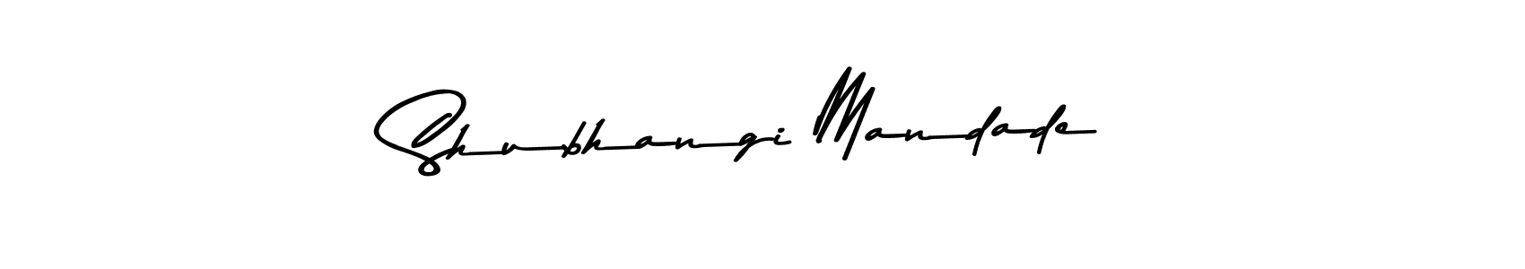 How to make Shubhangi Mandade signature? Asem Kandis PERSONAL USE is a professional autograph style. Create handwritten signature for Shubhangi Mandade name. Shubhangi Mandade signature style 9 images and pictures png